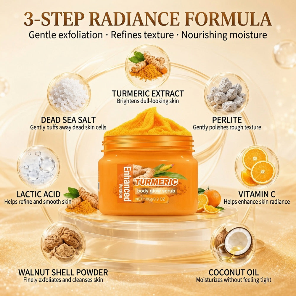 🆙✨  oliveavepolish® Turmeric Body Glow Scrub